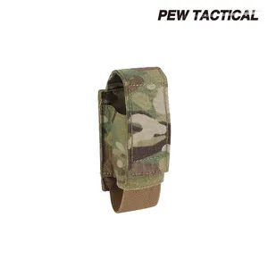 Chaquetas de caza Pew Tactical FS Style 40mm Molle Pocket Kit de herramientas multiusos militar bolsa para artículos varios accesorios de Paintball