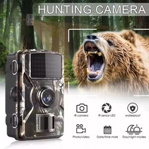 Caméra de chasse 16MP 1080P 940nm, Vision nocturne infrarouge, déclencheur activé par le mouvement, caméra de sécurité en plein air, pièges Po pour la faune 231225