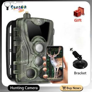 Hunting Trail Cameras 20MP 1080P 2G SMS MMS P caméra de sentier de la faune photographie Vision nocturne Email cellulaire caméra de chasse en plein air surveillance Q240321