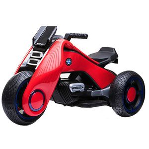 HY Children's Electric Motorcycle 6V Battery 380W Single Drive Motor Baby Tricycle Ride on Toddler Toys for Boys Rideable Gifts