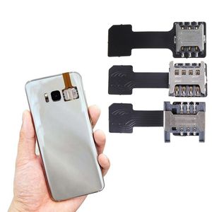Hybrid double double carte SIM Micro SD Adaptateur 4G Carte mémoire de téléphone mobile Two-in-One pour Android Phone Extender for Nano