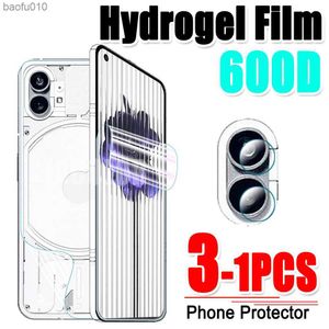 Film Hydrogel For Nothing Phone (1) Protecteur d'écran en gel/Film de sécurité pour coque arrière/Cam Glass For Nothing Phone1 Phone 1 One 6.55