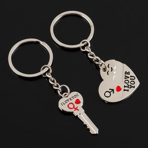 Je t'aime coeur porte-clés mignon flèche Couple porte-clés porte-clés son et son saint valentin ou anniversaire cadeau créatif