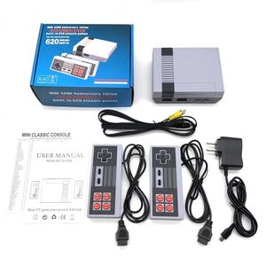 Famille Recreation Video Game Console Mini TV Handheld Output Retro Retro Intégrée 620 Classic Games Double GamePad Gaming Player