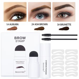 Ibcccndc sceau crème pour les sourcils trois couleurs ensemble de sourcils paresseux crèmes naturelles délicates pour les cheveux