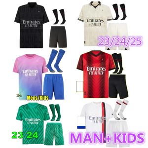 IBRAHIMOVIC 23 24 25 camisetas de fútbol MILANS KOCHE GIROUD DE KETELAERE R. LEAO TONALI THEO 2023 2024 fans versión camiseta de fútbol especial cuarto cuarto ac hombres niños kit