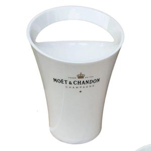 Seaux à glace et refroidisseurs Seaux à glace et refroidisseurs Seau Chandon Vin Bière Partyfor 3L Acrylique Blanc Porte-bouteille en plastique Eur Dhgarden Dhspo