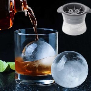 Ice Cream Tools Round Ice Ball Silicone Molds Ice Cube Maker Diameter 6 CM Whiskey Drink Ice Tray Frozen Kitchen Tool Accessories Z0308