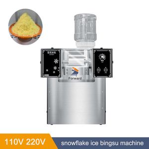Trituradoras de hielo Máquinas de afeitar Máquina de hielo de nieve en escamas eléctrica comercial Máquina automática japonesa Kakigori Máquina coreana Bingsu Máquina de afeitar de hielo de copo de nieve