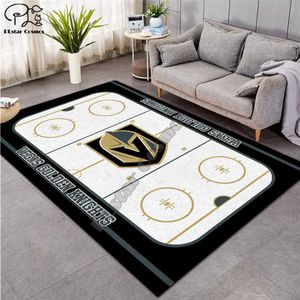 Tapis de hockey sur glace Tapis de sol antidérapant Tapis 3D Tapis antidérapant Salle à manger Salon Chambre à coucher douce Tapis style-01 210727