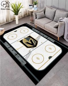 Tapis de hockey sur glace Antisiskide zone de sol tapis 3d tapis non glisser la salle à manger salon de chambre à coucher doux tapis tapis 01 2107278944343