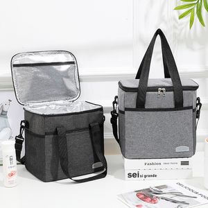Ice Packs/Isothermic Bags Thermal Cooler Ice Bags Work Lunch Box Bag Food Portable Travel Picnic Insulated Handbags for Women Men Shoulder Bag 230718