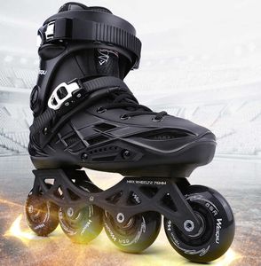 Patines de hielo Weiqiu Pu-Roller Zapatos de patinaje de velocidad en línea Zapatillas de deporte para adultos Unisex Patins profesionales Tamaño 35-44 L221014