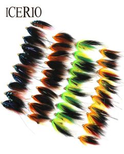 ICERIO Whole 3 Combinaciones 4 Color variado Tubo Handmlies Fly Flies Trout Fly Fishing Lure 2011042167695