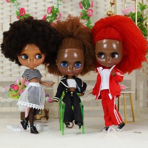 ICY DBS Blyth – poupée 16 bjd, jouet, corps articulé, peau foncée, cheveux afro, 30cm, anime filles, 240111
