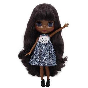 ICY DBS Blyth – poupée 16 bjd, jouet super noir, teint, cheveux violet foncé, corps articulé, 30cm, anime filles 240111