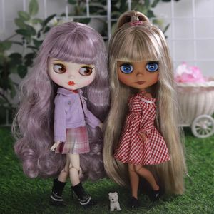 ICY DBS Blyth doll bjd joint body white black skin temperament skirt casual sports 16 toy 30 cm girl gift anime SD 240111