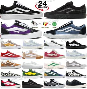 Designer skool chaussures sneakers noir blanc marine vert jaune méga chèque rouge brun métallique argenté hommes hommes sport sneakerov décontracté sneakerov4l #