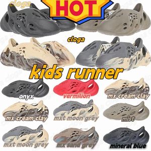 Grandes niños corredor zapatos sandalias espuma niños zapatilla verano bermellón niebla ónix luna gris diseñador marca niños niñas tamaño eur28-33 jdi2YUfZ #