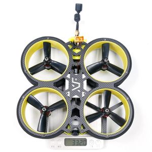 IFLIGHT BumbleBee HD CineWhoop 142mm 3 pouces FPV Racing Drone avec unité aérienne DJI FPV BNF - Récepteur Frsky R-XSR