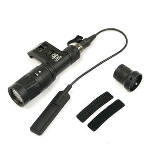 Ifm – lumière tactique de Scout, en aluminium anodisé dur, Qd Cree Led, lampe de poche à double sortie, noir/terre foncée