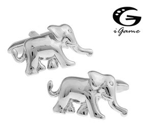 iGame Elefante Gemelos Color plata Novedad Animal Diseño El mejor regalo para hombres Envío gratis