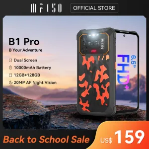 IIIF150 B1 Pro 6.5"FHD+ Display Rugged Phone Night Vision Smartphone 10000mAh 48MP Camera 2MP Macro Android 12 6GB 128GB