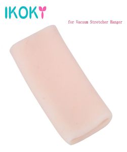 Ikoky Soft Penis Pump Sleeve For Penis Worgging Extender for Soupper Hanger Sex Toys for Silicone Men Cock Ring Q1707189263193