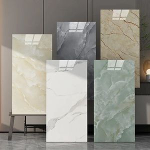Carreaux de céramique imitation marbre PVC autocollants carreaux muraux imperméables et résistants à l'humidité fond mousse carreaux muraux auto-adhésifs 240106