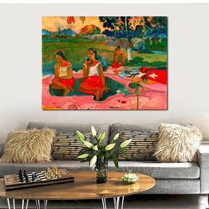 Impressionniste Paysage Toile Art Source Miraculeuse Paul Gauguin Peintures À La Main De Haute Qualité Décor À La Maison