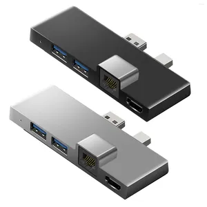 Mini Station d'accueil DP/USB en 1, Plug And Play, cent ports réseau, adaptateur Hub pour ordinateur portable et portable
