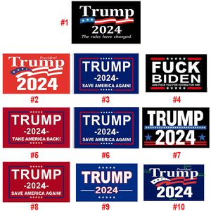20 estilos Trump Flags 3x5 ft 2024 Re-Elect Take America Back Flag con ojales de latón patriótico