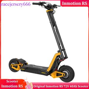 En stock InMotion Rs 72V 40AH SUSPENSION RÉGLABLE TOP 100KM / H PIET POWER 2 * 4200W MOTEUR SMART ELECTRIC SCOOTER