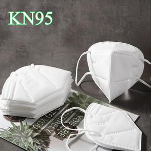 Masques KN95 Norme de protection 95% Filtrer le masque facial anti-poussière avec masque facial coloré noir blanc gris soufflé par fusion en stock