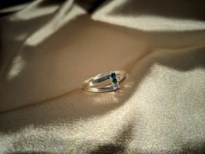 Party Favor Designer S925 anillo de amante de plata esterlina con incrustaciones de diamantes artificiales azules, verdes y morados para hombres y mujeres