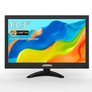 Monitor de PC de pulgadas, TV LCD HD, ordenador para PS3/PS4 Raspberry Pi, entrada de vídeo CCTV, portátil con altavoz HDMI VGA