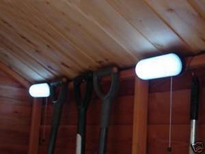 Hangar d'intérieur 5 lumière LED + lampe de jardin à panneau solaire + 5 LED hangars lumières livraison gratuite D2.0