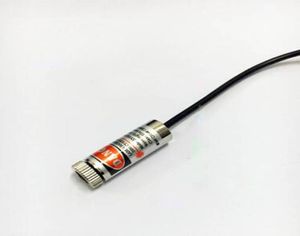 Module laser de qualité industrielle Dot de mot de pas de 12 mm Laser focalisable 5MW Laser rouge avec câble 1m deux cœurs Wire de gaine3414261