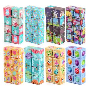 Cube magique pliable infini, jouet de Puzzle, anti-Stress, jouets de décompression, anti-anxiété, fournitures d'halloween, de noël et de pâques