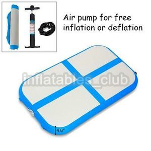 Envío Gratis tablero de aire inflable/bloque de aire para gimnasio tamaño Mini pista de aire para humanos 1*0,6*0,1 m esteras de pista de aire/promoción de suelo de aire