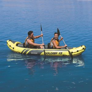 Bateau gonflable 2 personne sport Explorateur de canoë K2 312x91x51cm Kayak gonflable 240409