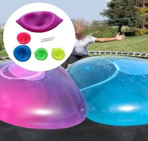 Ballon à bulles gonflable jouets ballon transparent pour enfants 039s activités de plein air TPR soufflant ballon piscine Accessori1908505