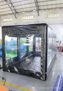 Sistema de cabina de pintura en aerosol inflable Carga de estacionamiento de automóviles móviles Inflables Cubo Tent7057872