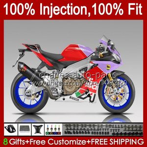 Injection For Aprilia RSV1000RR RSV4 RSV-1000 Body 39No.136 RSV 1000 RSV1000 Purple red R RR 09 10 11 12 2013 2014 2015 RSV1000R 2009 2010 2011 2012 13 14 15 OEM Fairing