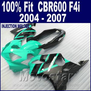 Moulage par injection carénage personnalisé pour honda cbr 600 f4i carénages 2004 2005 2006 2007 parties du corps 04 05 06 07 cbr600 f4i agdd7gifts