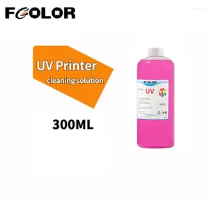 Kits de recharge d'encre FCOLOR 300 ml Solution de nettoyage DTF UV forte pour XP600 L1600 TX800 1390 Liquide de l'imprimante