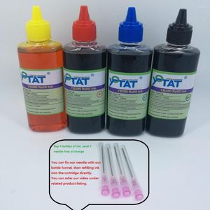 Kits de recharge d'encre YOTAT 4 pièces 100ml Kit de colorant pour Brother LC261 LC263 LC699 LC695 LC679 LC675 LC673 LC509 LC505 cartouche ou CISS