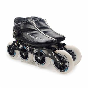 Inline Roller Skates Zip CITYRUN Vulcan 6 layer Carbon Fiber Speed Shoes White Black Blue Red 4 Wheels 90mm 100mm 110mm Race Patins MPC 230720