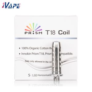 Innokin Endura T18 T22 Bobinas 1.5ohm Alta eficiencia Paquete de 5 piezas Experiencia de vapeo mejorada