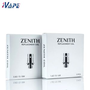 Innokin Zenith Bobine de remplacement Z Coils 5 pièces/paquet Options de résistance multiples 0,5 ohm/0,8 ohm/1,6 ohm/1,2 ohm Compatible avec les réservoirs de la série Zenith